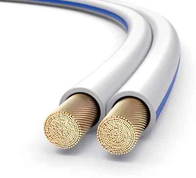 PureLink Lautsprecherkabel OFC 2x4,00mm² 10m weiß Referenzklasse Hifi Audio