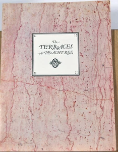 Folleto vintage terrazas en Peachtree publicidad residencias Buckhead Club One - Imagen 1 de 5