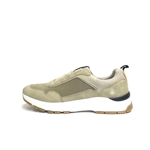 LUMBERJACK SCARPE UOMO SNEAKERS CON ELASTICI DA INFILARE TRAVIS II BEIGE - Foto 1 di 6