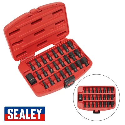 Sealey AK5612 Impact TRX Star Hex Spline Bit Set 25pc 1/2" Sq Drive Car Garage - Image 1 of 4