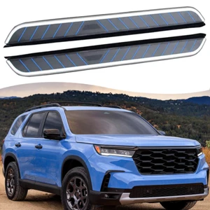 2Pcs Running Board Side Step Pedals Nerf Bar Fits for Honda Pilot 2023 2024 2025 - Picture 1 of 8
