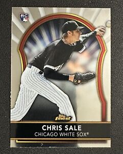 2011 Topps Finest Baseball #80 CHRIS SALE RC Chicago White Sox in Toploader