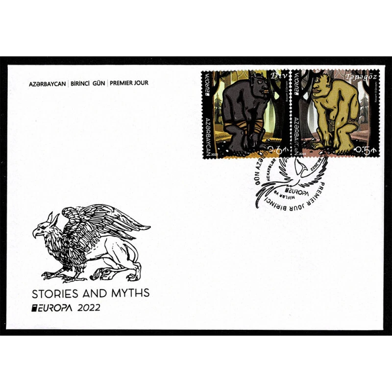 FR5684 - 2022 Fascinating Stories And Myth National Issue Europa FDC - Image 1 of 1