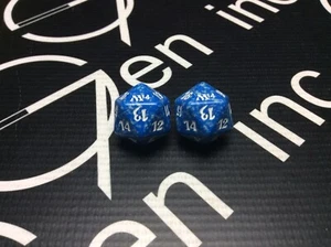 MTG Magic the Gathering Core Set M14 Blue Spindown Dice X 1 - Picture 1 of 1