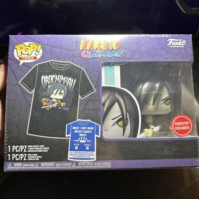 Pop! (2023) Tees NARUTO SHIPPUDEN: (1) Medium T-Shirt & OROCHIMARU Vinyl Figure - Image 1 of 4