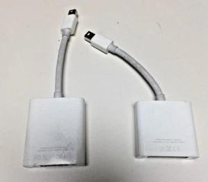 Apple A1305 & A1307 Mini DisplayPort to DVI Adapter & DisplayPort To VGA Adapter - Picture 1 of 5