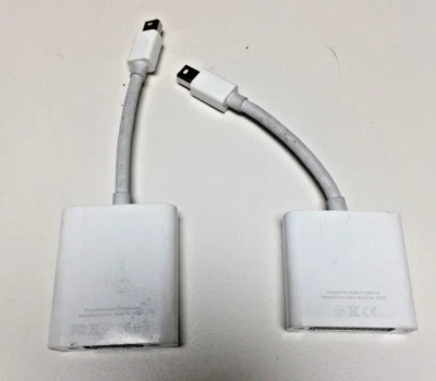 Apple A1305 & A1307 Mini DisplayPort to DVI Adapter & DisplayPort To VGA Adapter - Image 1 of 4