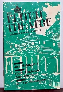 Elitch Theatre Program Play The Housekeeper 1983 Denver Leachman Noel Harrison - Picture 1 of 4