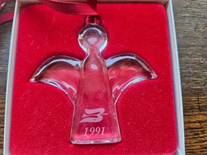 orrefors glass christmas bauble - Picture 1 of 4