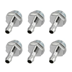 6 Pcs Barb Fittings Connector Replacement Parts For PC Water Tank Cooling - Zdjęcie 1 z 8