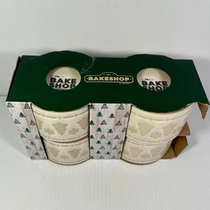 The Bake Shop by Masterclass Set of 4 Ramekins Christmas Trees 8 oz size New - Picture 1 of 9