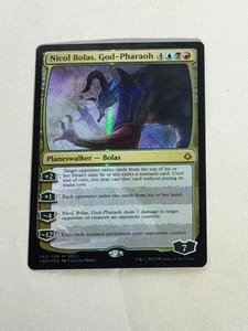 MTG FOIL Nicol Bolas, God-Pharaoh SDCC 2017 Exclusive Magic the Gathering - Picture 1 of 2
