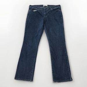 Jeans donna Levi’s taglia 14 corto lavaggio scuro 505 gamba dritta 36x29 - Foto 1 di 6