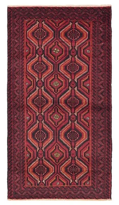 Traditional Vintage Hand-Knotted Oriental Carpet 3'5" x 6'4" Wool Area Rug - Image 1 of 4