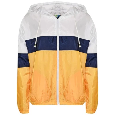 Niñas Niño Mostaza Cortavientos Impermeable Impermeable Chaqueta Ligera Edad 5-13 Foto 1 de 2