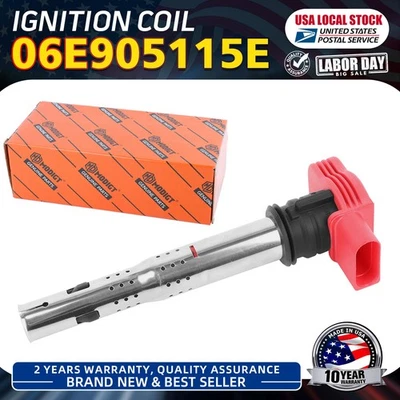 Nuevo paquete de 1 bobina de encendido para Audi A5 Quattro 2010-2016 2,0 L l4 06E905115E OEM Foto 1 de 4