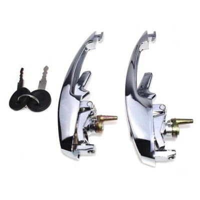 2Pcs Front Outside Door Handles W/ Key For 1974-1979 VW Beetle 1.6L 113837205M - Изображение 1 из 4