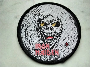IRON MAIDEN  PATCH Original 80er EDDIES FACE Vintage Aufnäher 8,5cm Heavy Metal - Picture 1 of 2