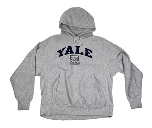 Vintage Y2K Champion Reverse Weave Yale University Hoodie Size Large - Picture 1 of 5