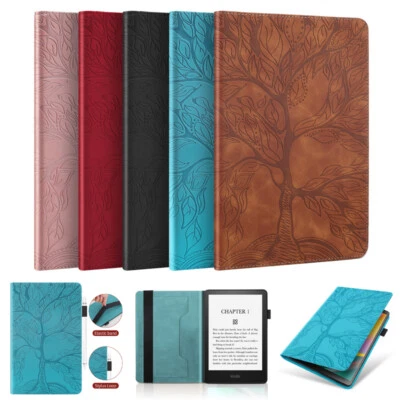 Custodia 6 pollici per Amazon Kindle 11a gen 2022 portafoglio carte di lusso in pelle flip cover - Immagine 1 di 4