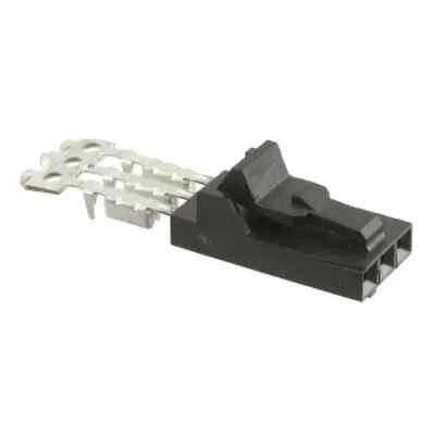 3 Position Rectangular Receptacle Connector IDC Gold 26-30 AWG - Image 1 of 4