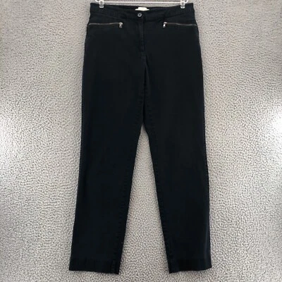 Talbots Pants Womens 6 Black Curvy Stretch Zip Pockets Skinny Leg Comfort Casual - Image 1 of 4