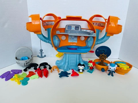 Fisher Price The Octonauts Octopod Playset w/ Accessories, Not Complete Cover