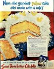 Swans Down cake mix ad vintage 1952 original  advertisement 13 x 10 inches
