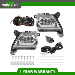 Pair Clear Front Bumper Fog Light+Switch Lh+Rh For Chevy Silverado 1500 19-20 - Bild 1 von 9