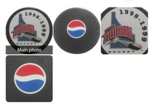 1998-99 IDAHO STEELHEADS SEASON RARE OFFICIAL PEPSI SPONSORED PUCK VEGUM MFG.-SK