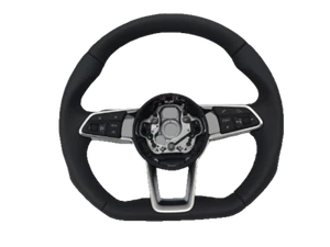 8S0419091T LEATHER STEERING WHEEL MULTIFUNCTION DSG AUDI TT 2015+ - Picture 1 of 7