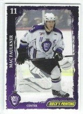 2008-09 Reading Royals (ECHL) Mac Faulkner