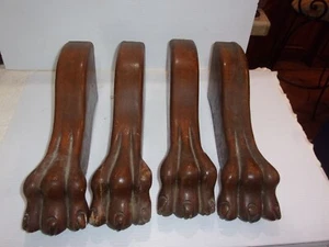 4 wood Claw Foot Table Leg REPLACEMENT LEG - Picture 1 of 9