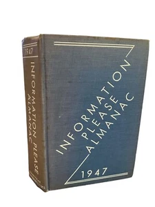 1947 Information Please Almanac John Kieran Dan Golenpaul Doubleday - Picture 1 of 8