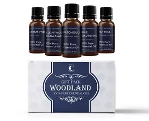 Mystic Moments | Woodland Essential Oil Gift Starter Pack 5 x 10ml - Picture 1 of 6