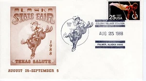 ALASKA STATE FAIR, PALMER, ALASKA 1988 FDC12473 - Picture 1 of 1