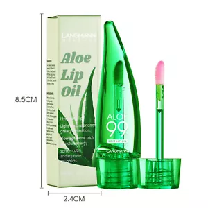 1PC/2PCS Aloe Vera Lip Oil Colour Changing Soothing Lip Oil Mosturising Lipstick - Picture 1 of 12