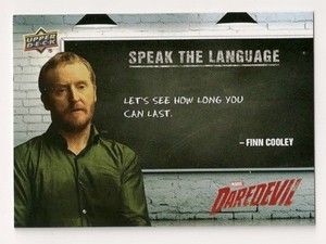 2018 UPPER DECK DAREDEVIL SEASON 1 & 2 SPEAK THE LANGUAGE #STL15 GAELIC