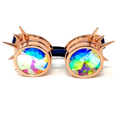 Óculos de festa fantasia de Halloween steampunk cientista louco viajante do tempo - Imagem 1 de 3