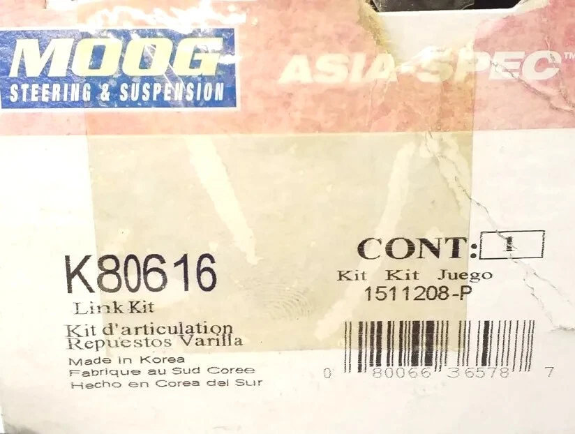 K80616 Moog подвеска стабилизатор бар ссылка набор Бесплатная доставка бесплатный возврат - Изображение 1 из 4