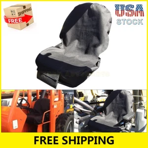 3pcs Equipment Seat Cover Fits Tractor Backhoe Excavator Skidder Loader Low Back - Picture 1 of 12