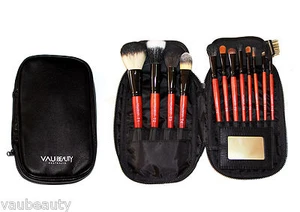 VAU BEAUTY PROFESSIONAL MAKE UP TRAVEL BRUSH SET 12PC NATURAL HAIR ($129 VALUE) - Picture 1 of 12