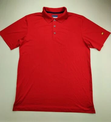 Jack Nicklaus Staydri Men's Large Red Golf Short Sleeve Bear Logo Polo Shirt - Image 1 of 4