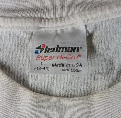 Camiseta De Colección 1990 SINGLE STITCH STEDMAN SUPER HI-CRU EE. UU. MAPA DE PUERTO RICO Surf Foto 1 de 4