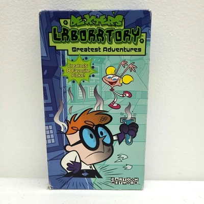 Dexters Laboratory - Greatest Adventures VHS, 2001, Slipsleeve Tested  - Image 1 of 4