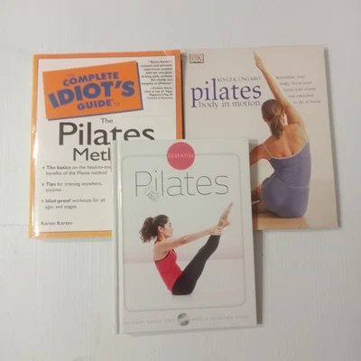 3 x Pilates Books Bundle | Complete Idiot’s Guide, Pilates Body in Motion, Essen - image 1 of 4