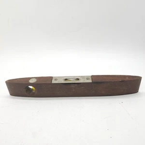 Stanley Vintage Wooden 9" Torpedo Level Model # 259 Vintage Carpenter Tool - Picture 1 of 5