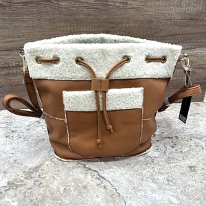 Like Dreams Rucksack Damen Einheitsgröße hellbraun Kunstfell/Leder Neu mit Etikett - Bild 1 von 11