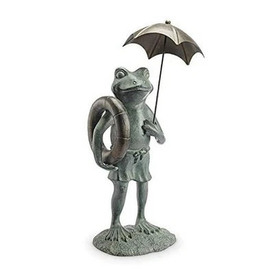  SPI Pool Partner Frog Garden Sculp  - Image 1 of 4