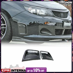 For SUBARU Impreza GRB WRX 10 Hatch OE Style Carbon Front Bumper side Vents kit - Picture 1 of 7